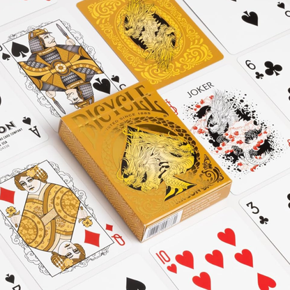 Playing Cards: Bicycle - Dragon Gold 3