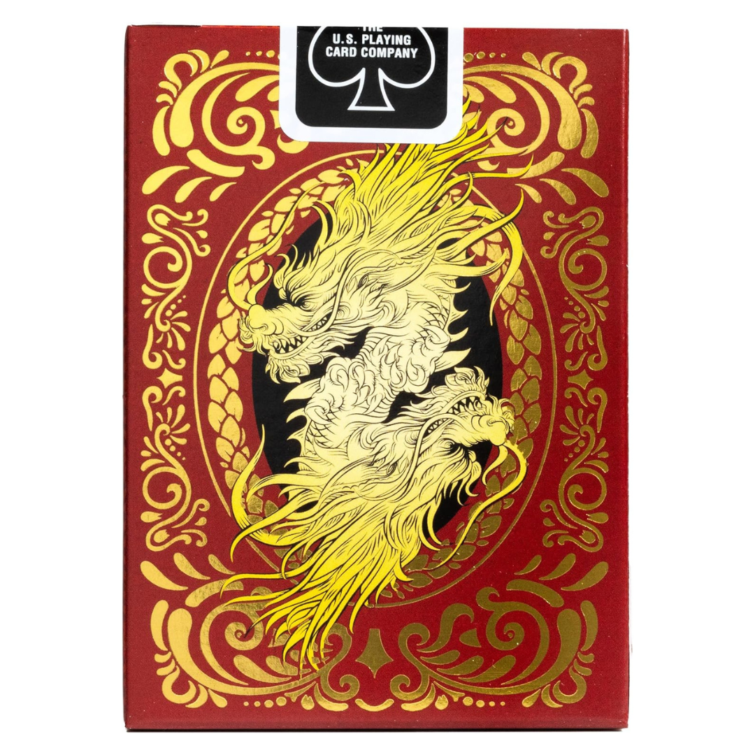 Playing Cards: Bicycle - Dragon Red 2