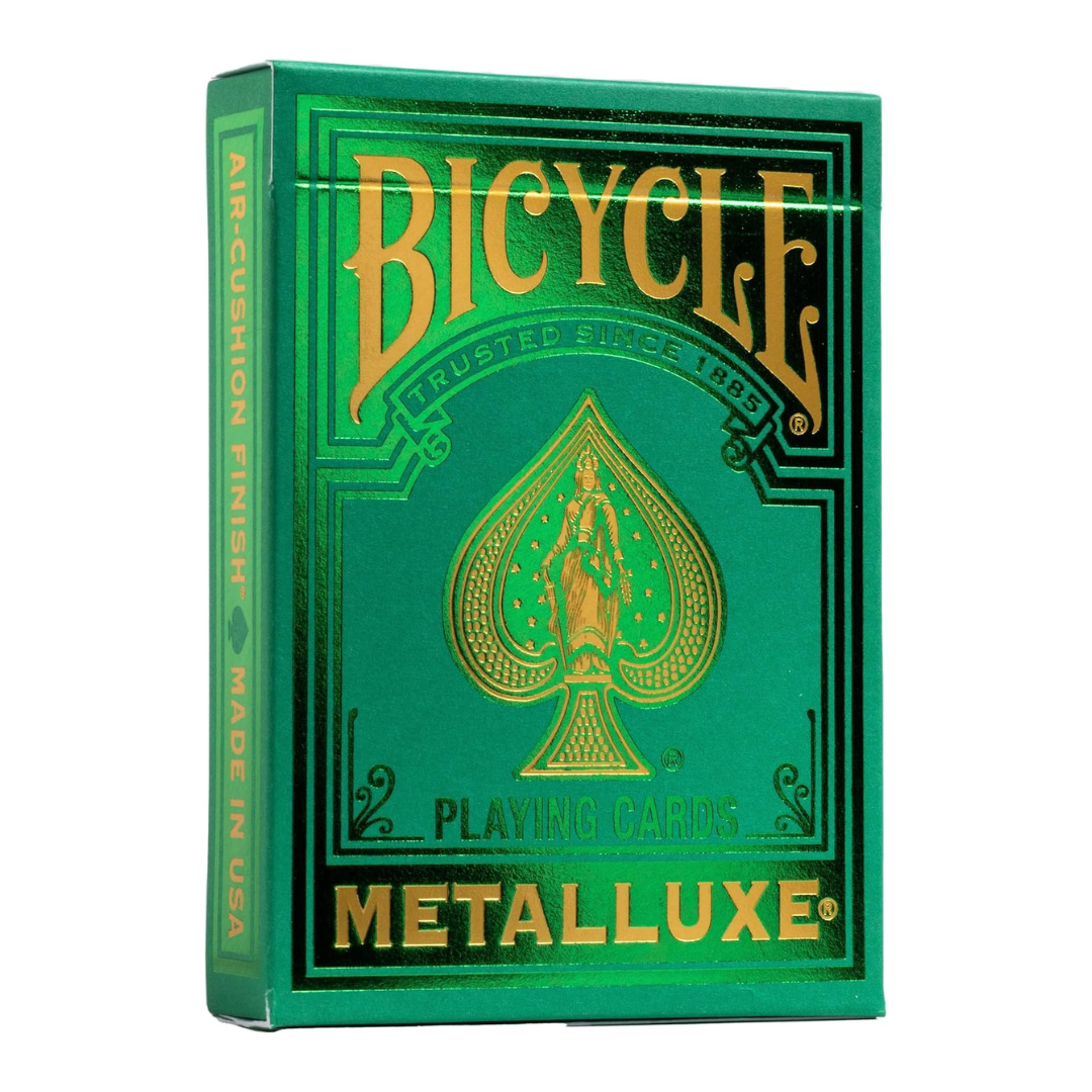 Playing Cards: Bicycle - Metalluxe Green 1