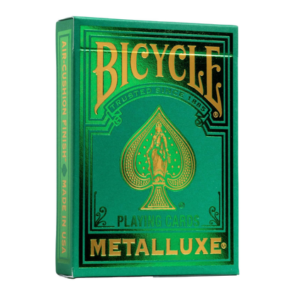 Playing Cards: Bicycle - Metalluxe Green 1