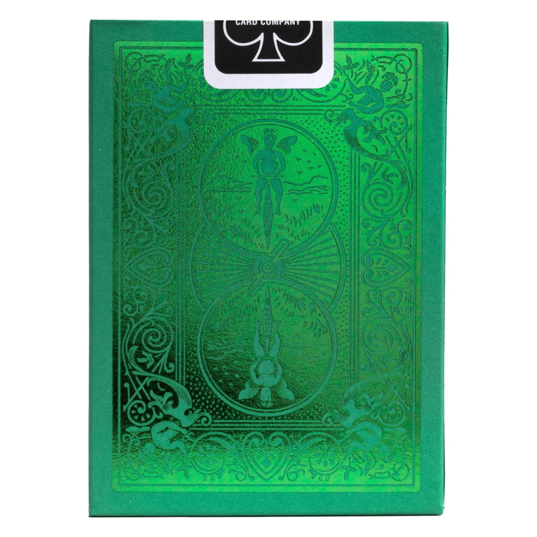 Playing Cards: Bicycle - Metalluxe Green 3