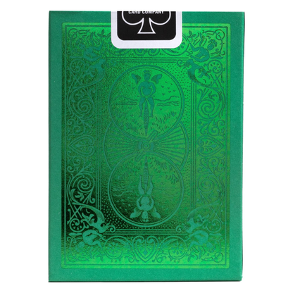 Playing Cards: Bicycle - Metalluxe Green 3