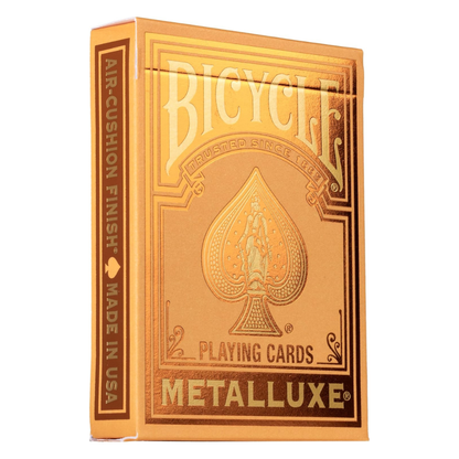 Playing Cards: Bicycle - Metalluxe Orange 1
