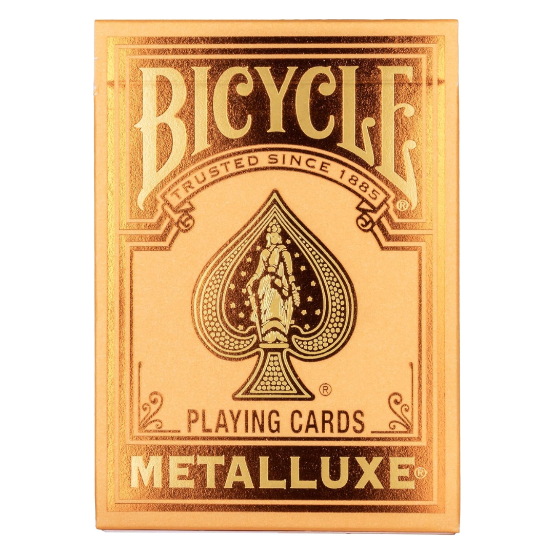 Playing Cards: Bicycle - Metalluxe Orange 2