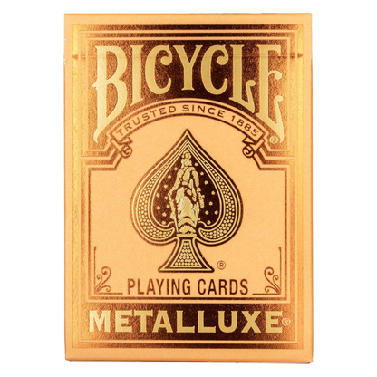 Playing Cards: Bicycle - Metalluxe Orange 2