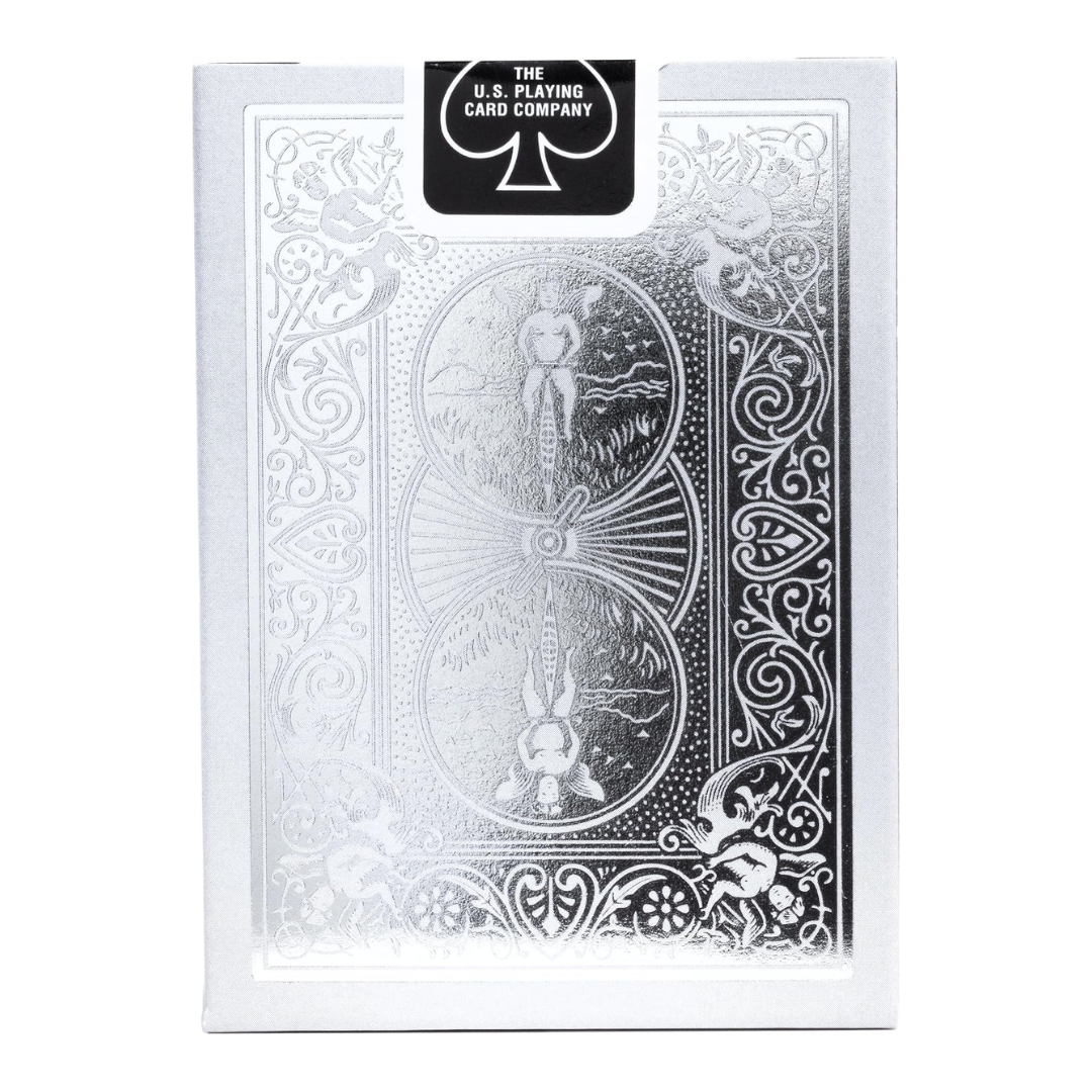 Playing Cards: Bicycle - Metalluxe Silver 3