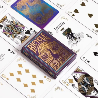 Playing Cards: Bicycle - Purple Peacock 4