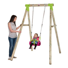 Plum® Quoll Wooden Swing Set - 1