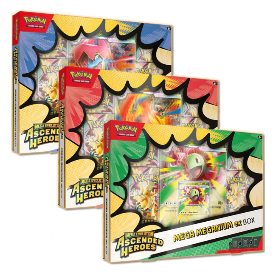Pokémon TCG: Mega Evolution Ascended Heroes Mega EX Box (T)