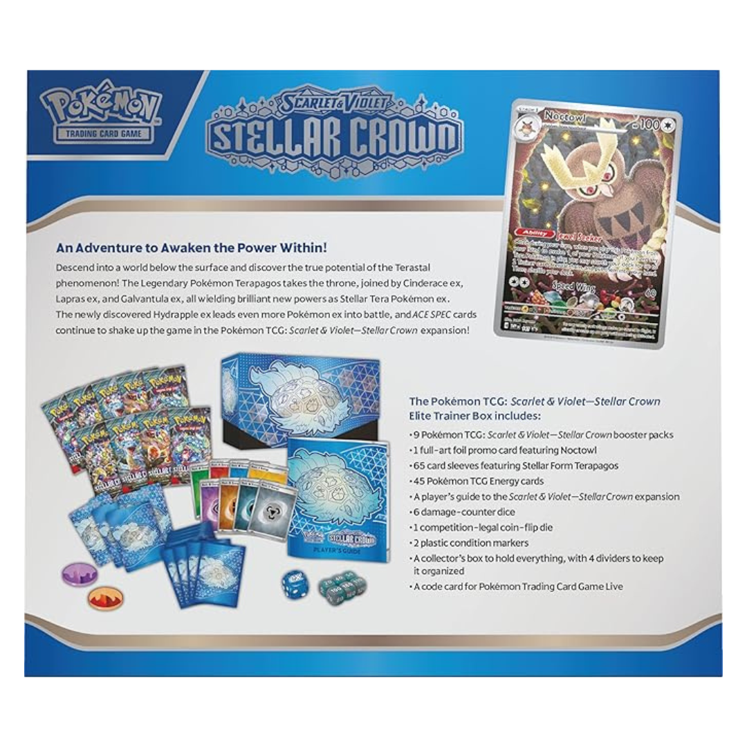 Pokémon Trading Card Game: Scarlet & Violet - Stellar Crown Elite Trainer Box 3