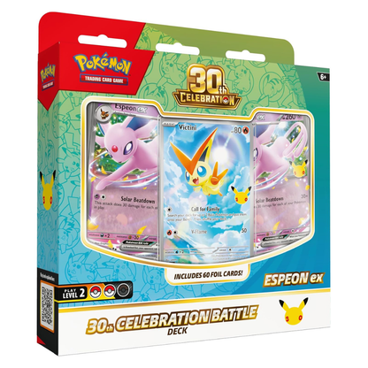 PRE ORDER Pokemon Trading Card- 30th Celebration Battle Deck