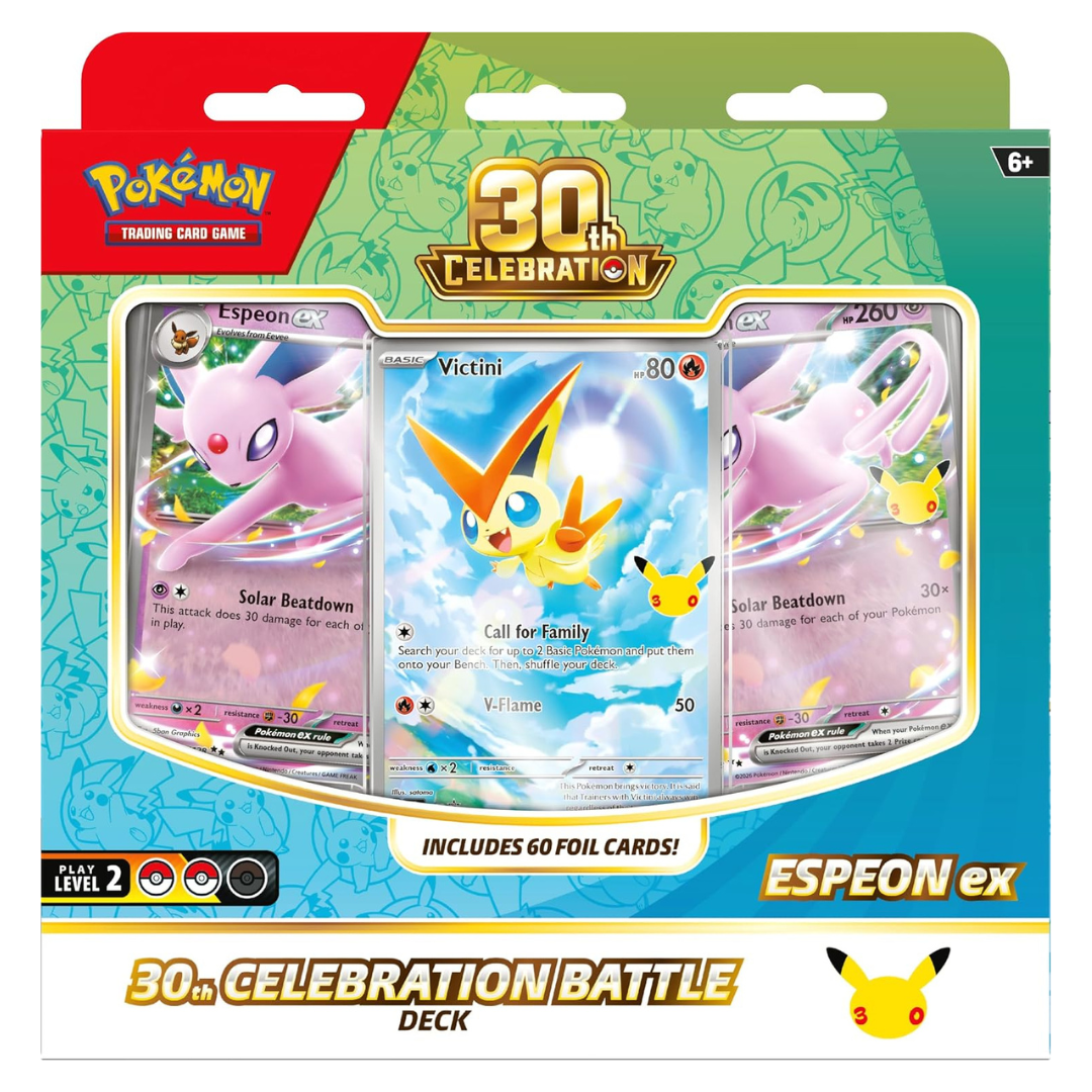 PRE ORDER Pokemon Trading Card- 30th Celebration Battle Deck