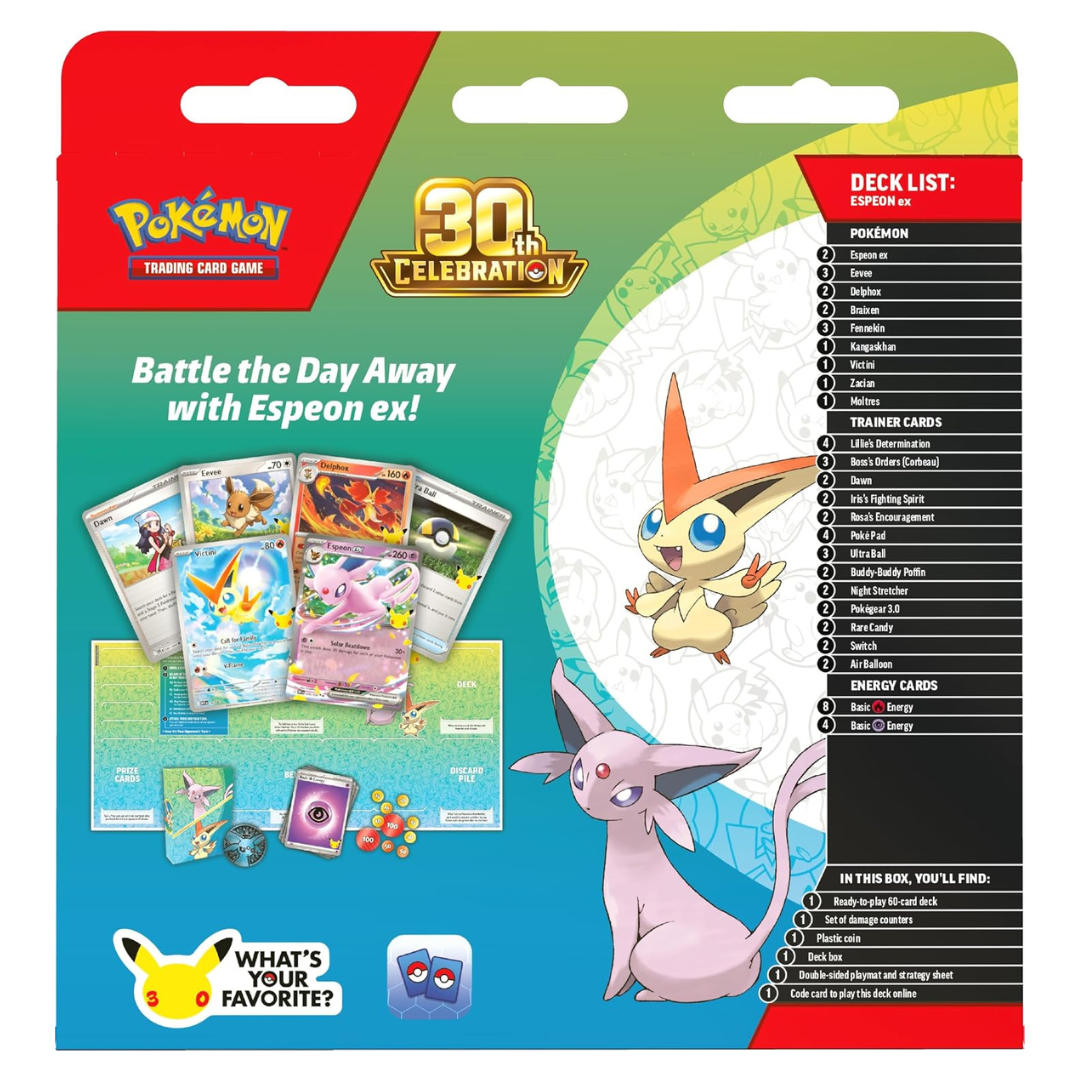 PRE ORDER Pokemon Trading Card- 30th Celebration Battle Deck