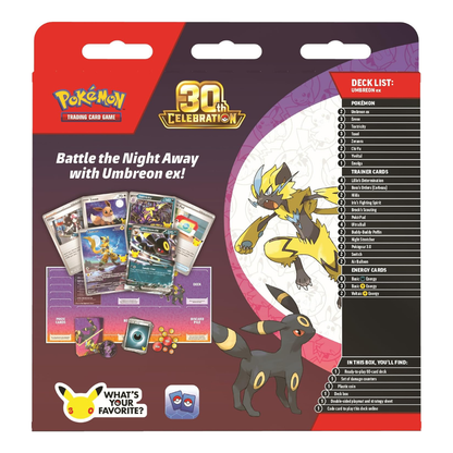 PRE ORDER Pokemon Trading Card- 30th Celebration Battle Deck