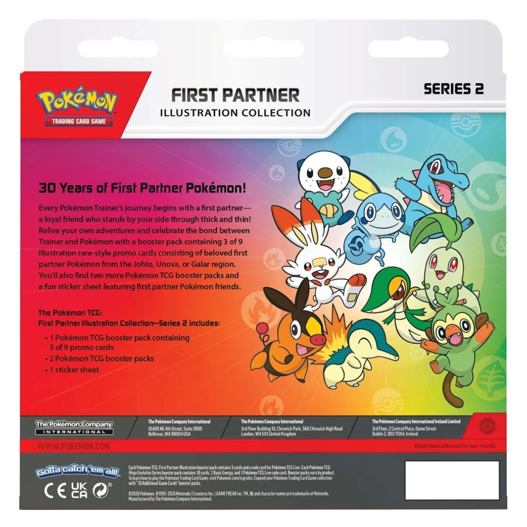 PRE ORDER : Pokemon Trading Card- First Partner Illustration Collection (Series 2)