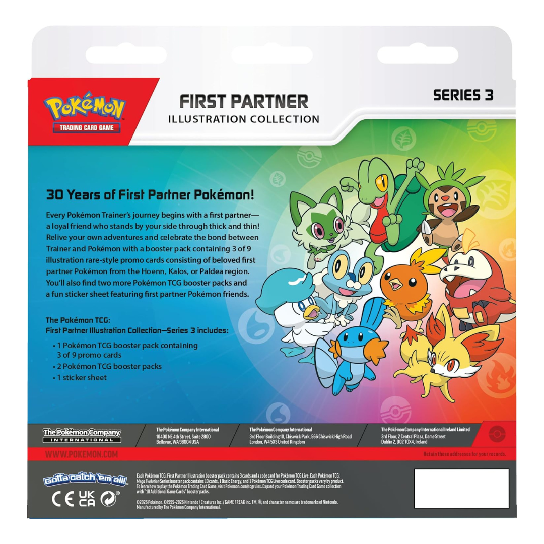 Pokemon Trading Card- First Partner Illustration Collection (Series 3)