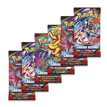 PRE ORDER : Pokemon Trading Card- Mega Evolutions Chaos Rising Booster Bundle