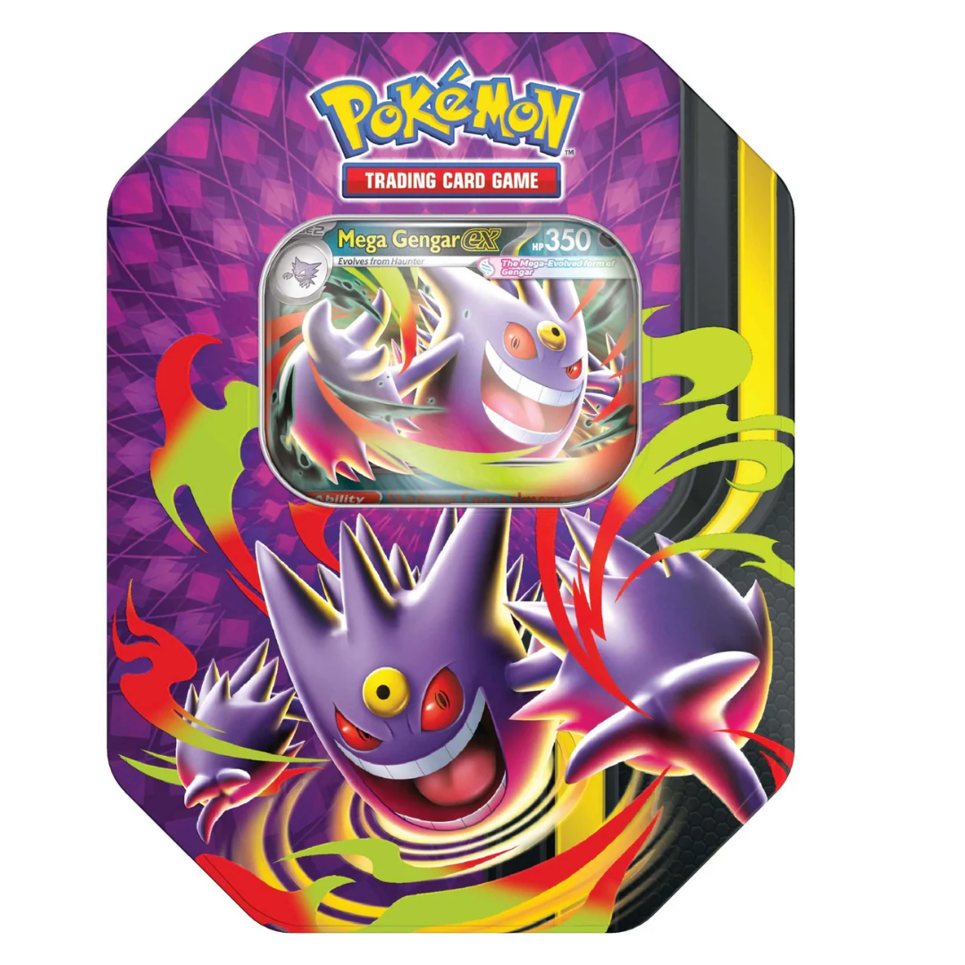 PRE ORDER : Pokemon Trading Card- Mega Moonlit EX Tin