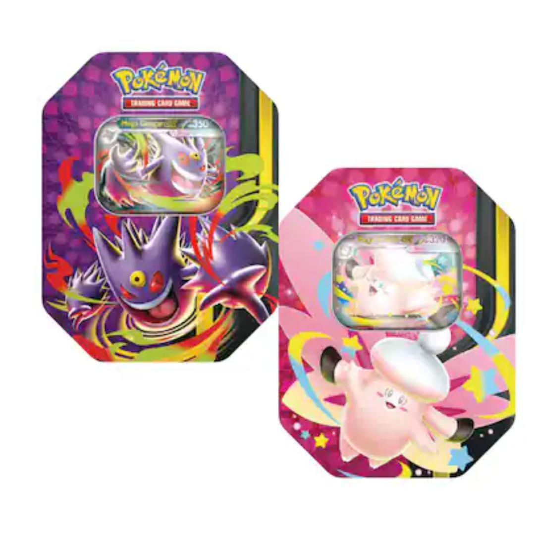 PRE ORDER : Pokemon Trading Card- Mega Moonlit EX Tin