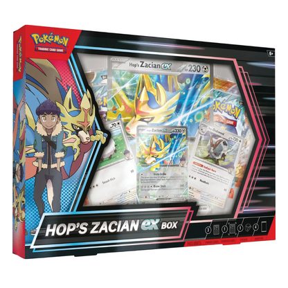 Pokemon TCG: Hop’s Zacian ex Box - 4 Packs 1