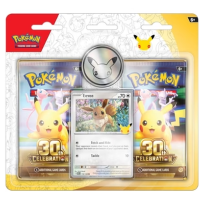 PRE ORDER Pokemon Trading Card- 30th 2-Pack Blister -Double Wide Di