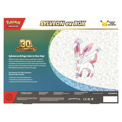 PRE ORDER Pokemon Trading Card- 30th Celebration Ex Box Sylveon Ex