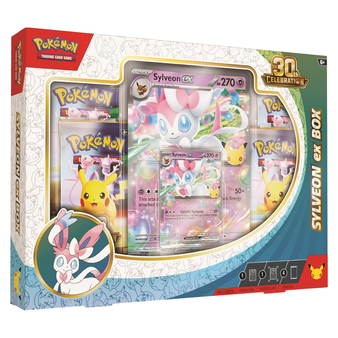 PRE ORDER Pokemon Trading Card- 30th Celebration Ex Box Sylveon Ex