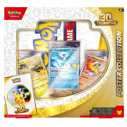 PRE ORDER Pokemon Trading Card- 30th Poster Collection En
