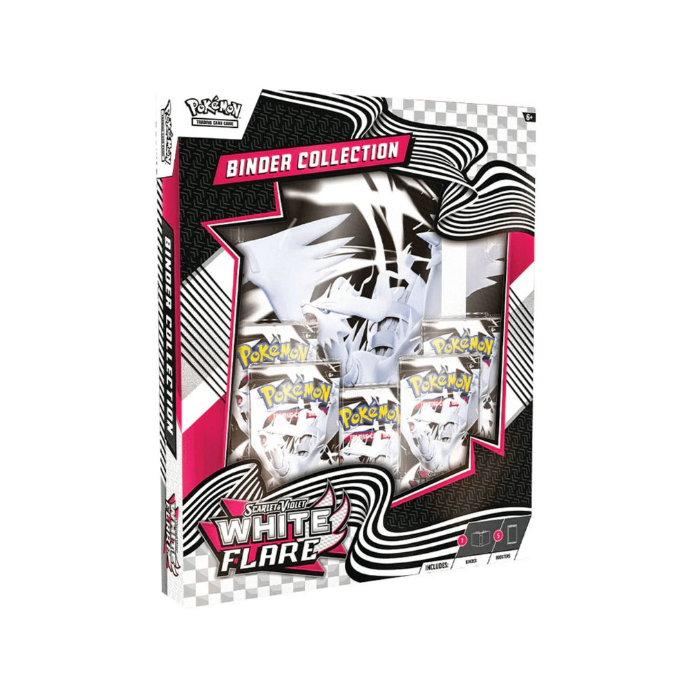 Pokemon Trading Card- Scarlet & Violet 10.5 White Flare Binder Collection - 1