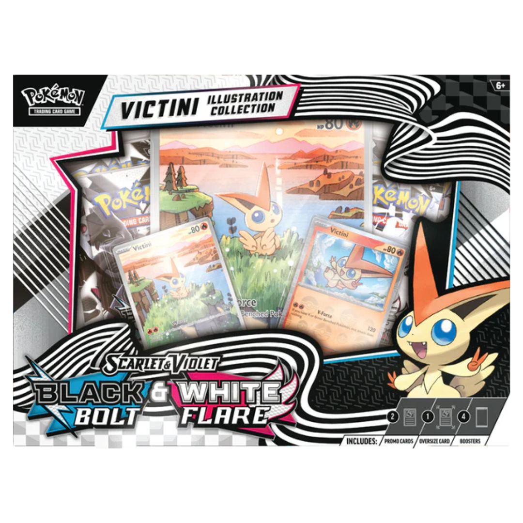 Pokemon Trading Card- Scarlet & Violet—Black Bolt/White Flare Illustration Collection 1