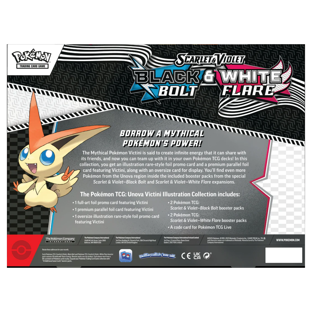 Pokemon Trading Card- Scarlet & Violet—Black Bolt/White Flare Illustration Collection 2