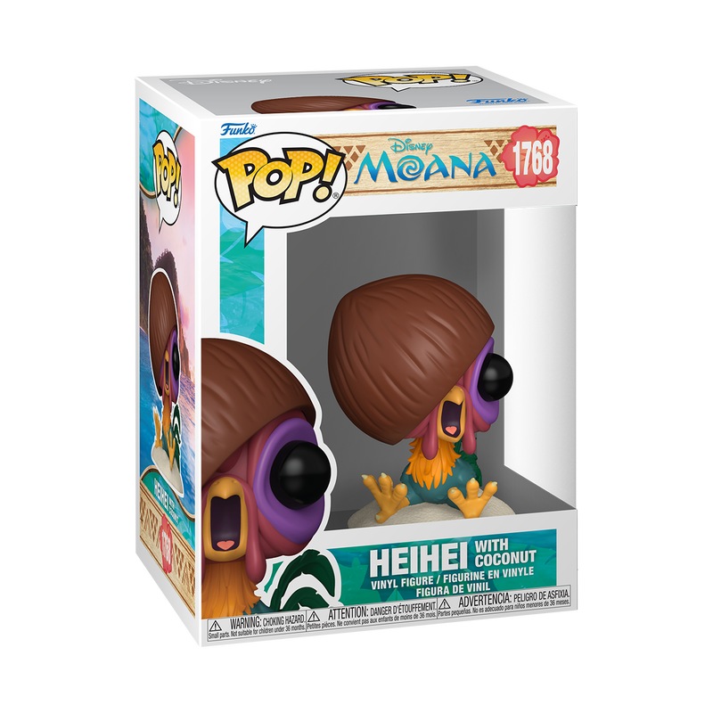 Funko Pop! Disney: Moana S3 - Hei Hei w/Coconut