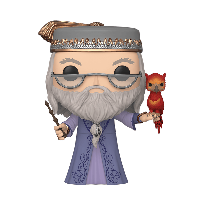 Funko Pop Jumbo: Harry Potter-Dumbledore W/Fawkes 10"