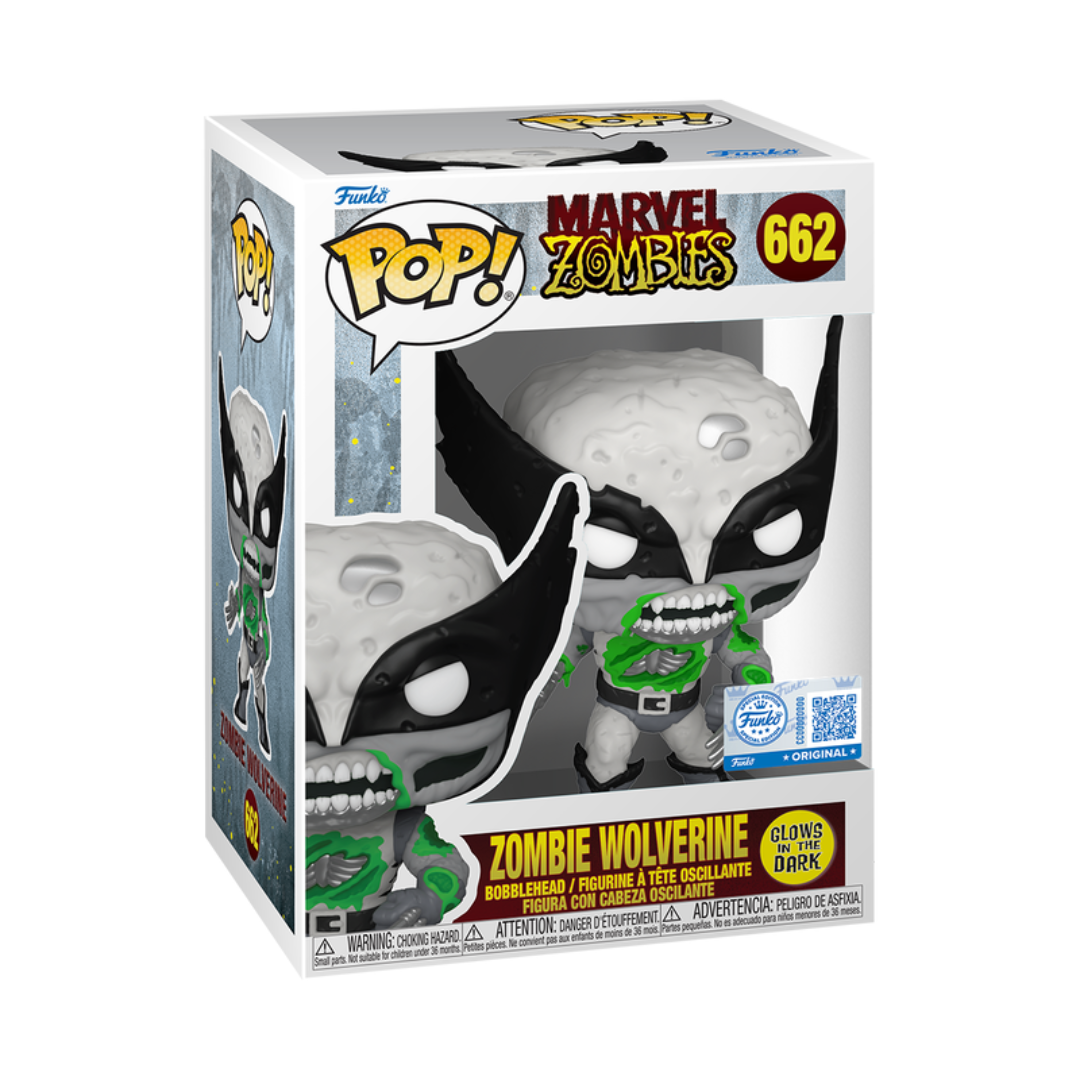 Funko Pop! Marvel: Zombies - Wolverine (B&W) (Gw) (Exc)