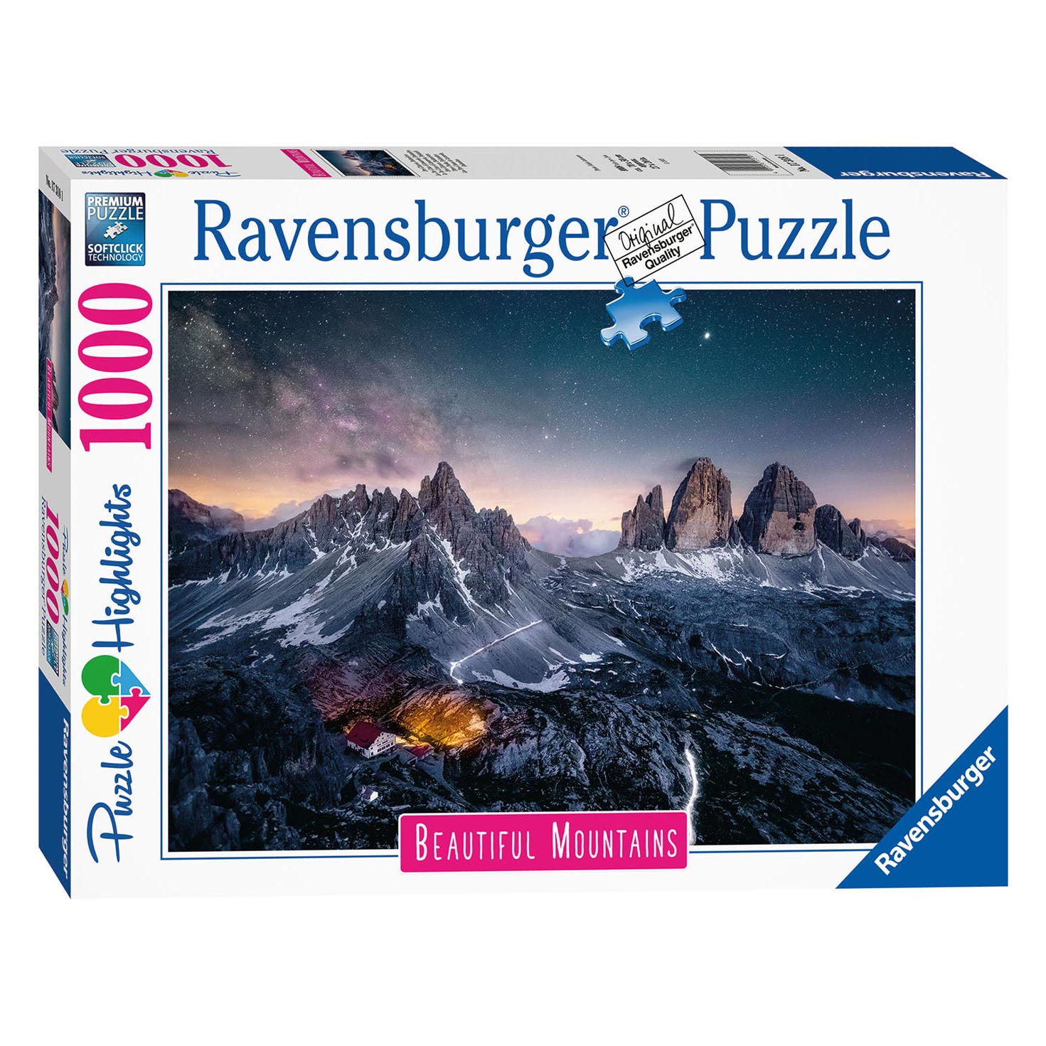 Ravensburger Three Peaks, Dolomites - 1000 Pc