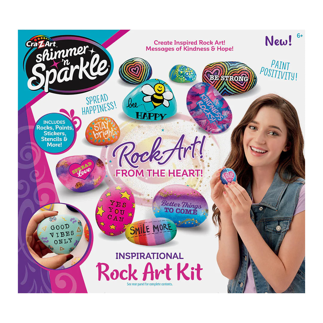 Shimmer N Sparkle Inspirational Rock Art