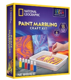 Nat Geo Paint Marbling Craft Kit