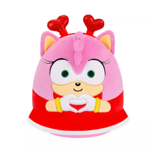 Little Plush Squishmallows 8” -(Sega - Amy Rose With Heart Hands) (Cp Of 8) (Polybag Inners)