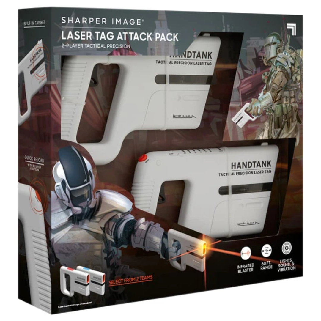 Sharper Image Battle Toy Laser Tag Handtank Attack Pack 1