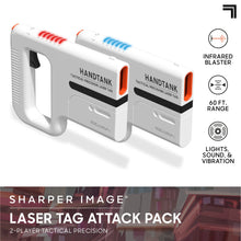 Sharper Image Battle Toy Laser Tag Handtank Attack Pack 2