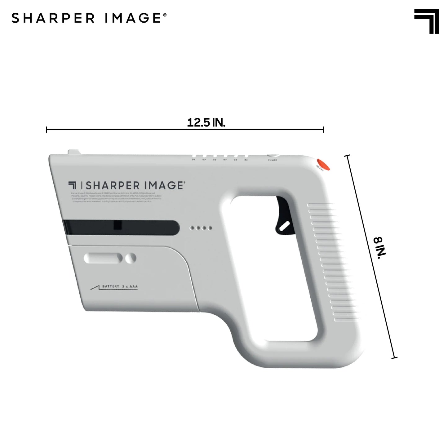 Sharper Image Battle Toy Laser Tag Handtank Attack Pack 8