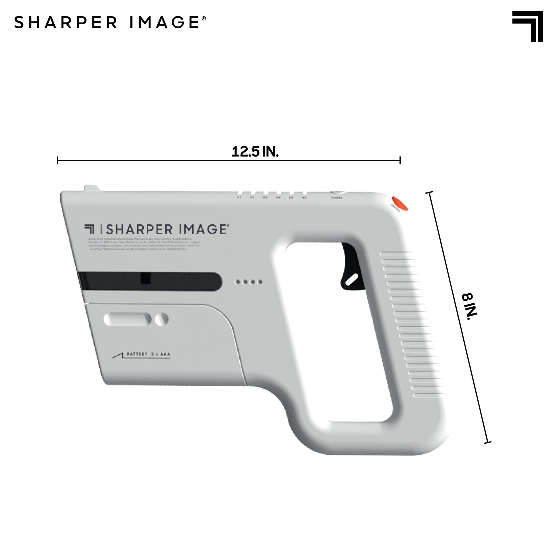 Sharper Image Battle Toy Laser Tag Handtank Attack Pack 8