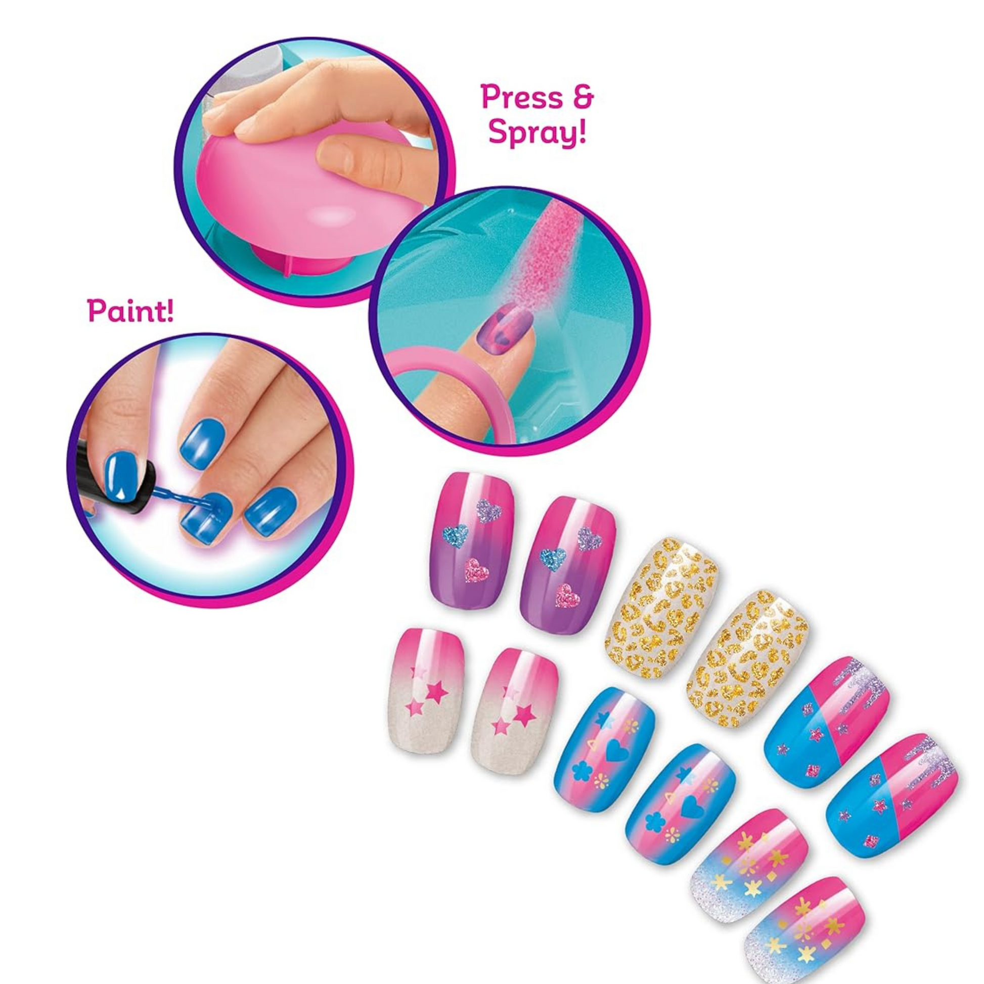 Shimmer N Sparkle Airbrush Nail Design Studio 5