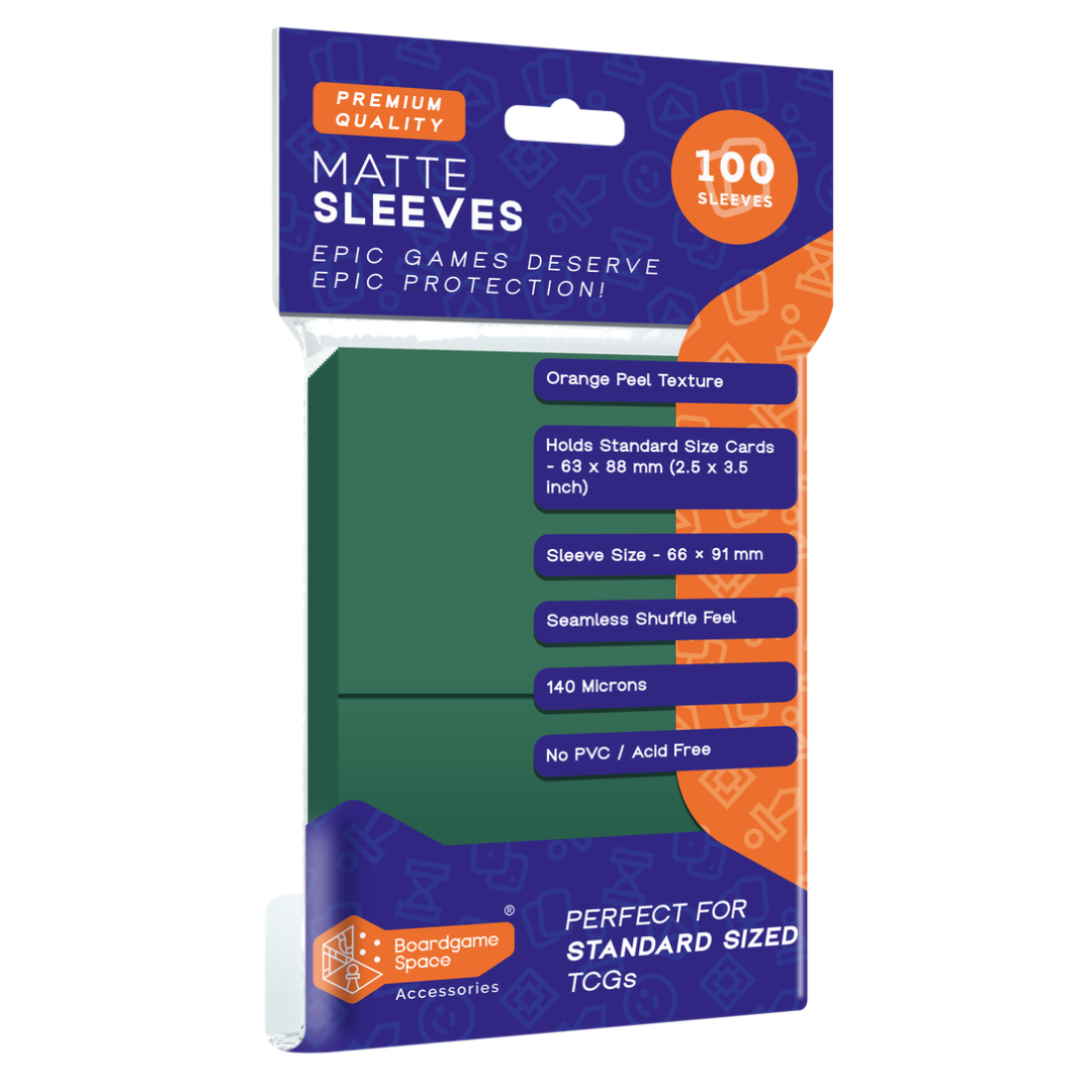 Sleeves:  - Matte (66 x 91mm) (x100) - Green
