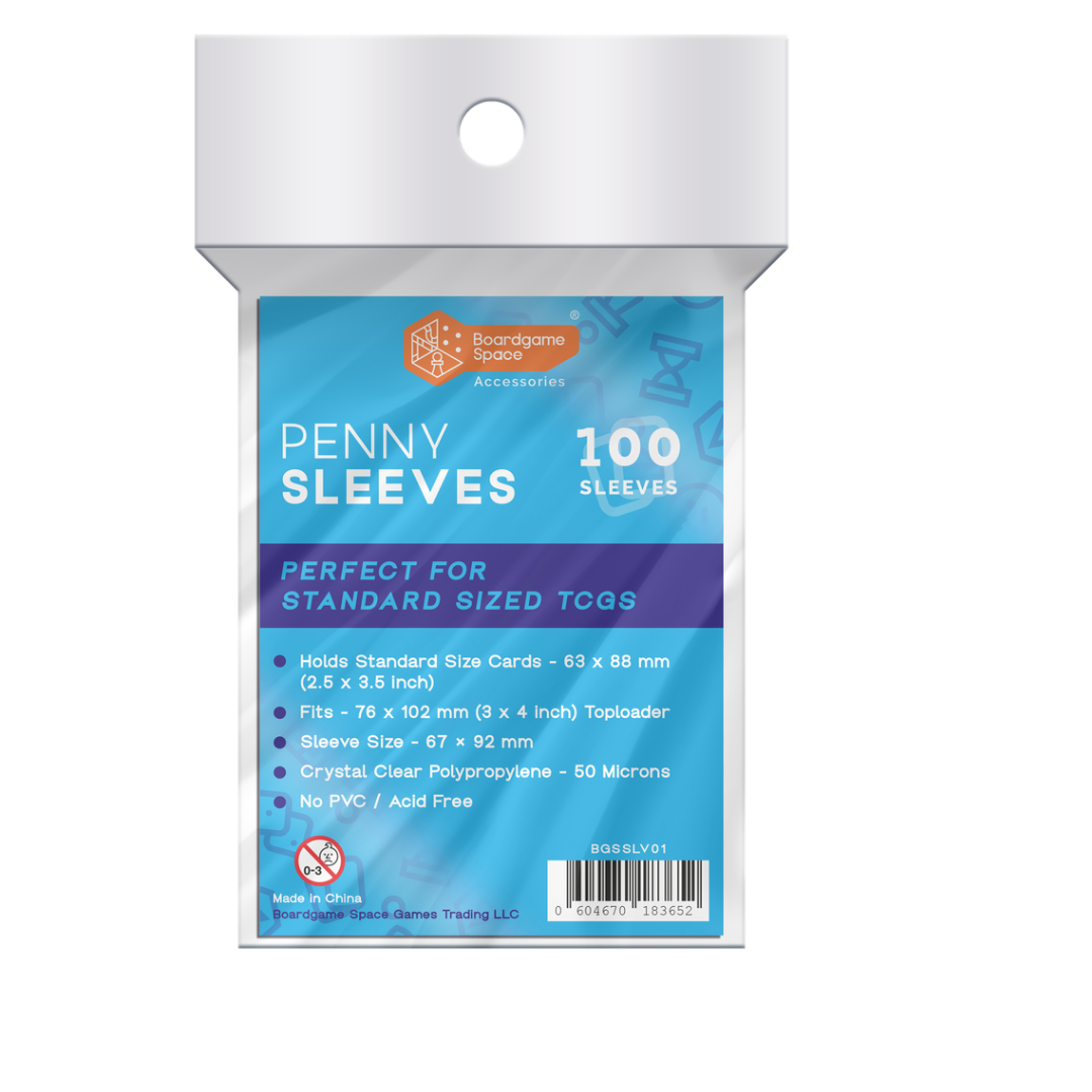 Sleeves:  - Standard Inner (63 x 88mm) (x100) - Clear