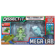 Slimy Dissect-It Megalab Frog & Piranha W Magnify Glass & Refill 2 1