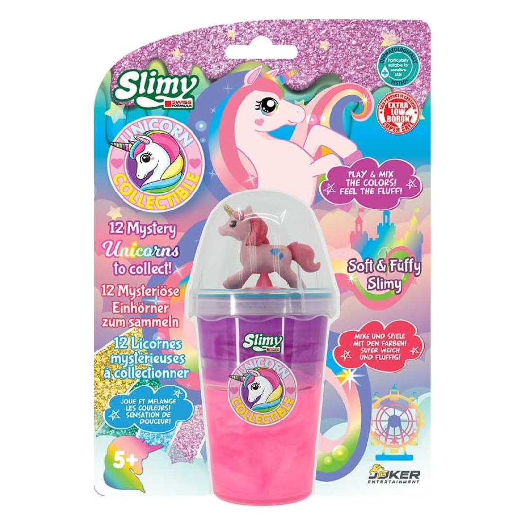 Slimy Unicorn With 12 Unicorn Collectibles 2 Color In A Cup In Blistercard 1