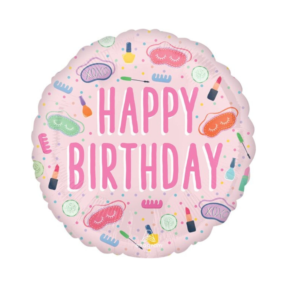 Spa Party Foil Balloon - 18 Inch