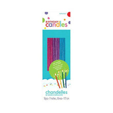 Sparkling Glitter Candles 7 Inch - 18 Pcs - 1