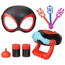 Hasbro Marvel Spidey & His Amazing Friends Water-Webs Miles Morales Bubble Slinger